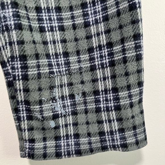 Tommy Hilfiger Men’s Plaid Fleece Lounge Pants – Size Small – Flawed - Picture 8 of 14